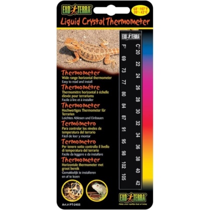 Exo-Terra Liquid Crystal Wide Range Thermometer - Wide Range Thermometer