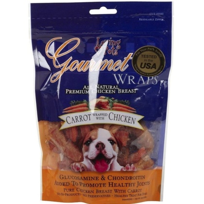 Loving Pets Gourmet Carrot & Chicken Wraps - 6 oz